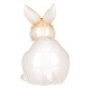 Zajíc - keramická figurka, barva krémovo-bílá (Barva Krémová)