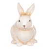 Zajíc - keramická figurka, barva krémovo-bílá (Barva Krémová)