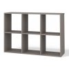 Regál Manja 2x3 šedá jíl