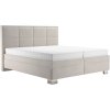 Postel Elezar 180x200 cm s úložným prostorem, krémová Ibor