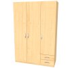 UNI XL - šatní skříň, 120x52x180cm Dekor: olše (Dekor olše, Šířka 120, Výška 180)