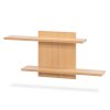 VIKI - závěsná polička, 86x40x18cm Dekor: olše (Dekor olše, Šířka 86, Výška 40)
