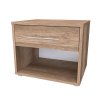 MONTY - noční stolek s poličkou a zásuvkou, 50x40x40cm Dekor: olše (Dekor olše, Šířka 50, Výška 40)