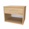 MONTY - noční stolek s poličkou a zásuvkou, 50x40x40cm Dekor: olše (Dekor olše, Šířka 50, Výška 40)