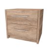 SENTA - noční stolek se dvěma zásuvkami, 50x45x40cm Dekor: olše (Dekor olše, Šířka 50, Výška 45)