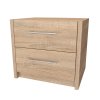 SENTA - noční stolek se dvěma zásuvkami, 50x45x40cm Dekor: olše (Dekor olše, Šířka 50, Výška 45)