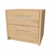 SENTA - noční stolek se dvěma zásuvkami, 50x45x40cm Dekor: olše (Dekor olše, Šířka 50, Výška 45)