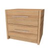 SENTA - noční stolek se dvěma zásuvkami, 50x45x40cm Dekor: olše (Dekor olše, Šířka 50, Výška 45)