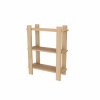 ESO - policový regál, 70 x 92/161cm Dekor: olše, Varianta: Velký (Dekor olše, Šířka 70)