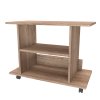 ORION - hi - fi stolek s kolečky, 79x40x59cm Dekor: olše (Dekor olše, Šířka 79cm)