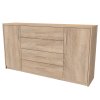 AURA 3 - komoda, 160x86cm Hloubka: 36cm, Dekor: olše (Dekor olše, Šířka 160, Výška 86)