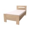MONTY - postel 80x200cm / 90x200cm Dekor: olše, Šířka pro matraci: 80cm, Varianta: Síla bočnice 18mm (Dekor olše, Výška 90)