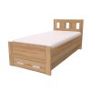 BENO - postel 80x200cm / 90x200cm Dekor: olše, Šířka pro matraci: 80cm, Varianta: Síla bočnice 18mm (Dekor olše, Výška 90)