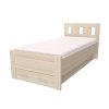 BENO - postel 80x200cm / 90x200cm Dekor: olše, Šířka pro matraci: 80cm, Varianta: Síla bočnice 18mm (Dekor olše, Výška 90)