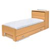 NEDO - postel 80x200cm / 90x200cm Dekor: olše, Šířka pro matraci: 80cm, Varianta: Síla bočnice 18mm (Dekor olše, Výška 50)