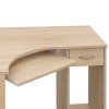 LUKY - počítačový stolek, 115x90cm Dekor: olše, Varianta: Pravý (Dekor olše, Šířka 115, Výška 75)