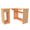LUKY - počítačový stolek, 115x90cm Dekor: olše, Varianta: Pravý (Dekor olše, Šířka 115, Výška 75)