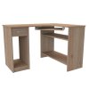 LUKY - počítačový stolek, 115x90cm Dekor: olše, Varianta: Pravý (Dekor olše, Šířka 115, Výška 75)