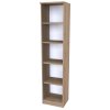 SEKTOR 10 - policový regál, 40x35x175cm Dekor: olše (Dekor olše, Šířka 40, Výška 175)