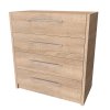 MIA 1 - komoda, 80x86cm Dekor: olše (Dekor olše, Šířka 80, Výška 86)