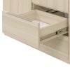 VARIO XXL - šatní skříň, 250x52x205cm Dekor: olše, Úchytka: Černá (Dekor olše, Šířka 250cm)