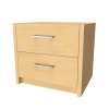 MIA - noční stolek, 50x40x45cm Dekor: olše (Dekor olše, Šířka 50, Výška 45)