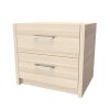 MIA - noční stolek, 50x40x45cm Dekor: olše (Dekor olše, Šířka 50, Výška 45)
