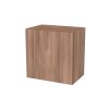 CUBE 3 - horní závěsná skříňka s dvířky, 60x60cm Dekor: olše (Dekor olše, Šířka 60, Výška 60)