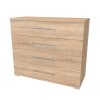 AIDA S - komoda se zásuvkami, 100x86cm Dekor: olše (Dekor olše, Šířka 100, Výška 86)