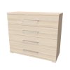 AIDA S - komoda se zásuvkami, 100x86cm Dekor: olše (Dekor olše, Šířka 100, Výška 86)
