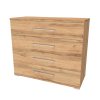 AIDA S - komoda se zásuvkami, 100x86cm Dekor: olše (Dekor olše, Šířka 100, Výška 86)