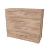 AIDA S - komoda se zásuvkami, 100x86cm Dekor: olše (Dekor olše, Šířka 100, Výška 86)