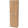 TRIANGL 1 - šatní skříň do předsíně, 60x35x200cm Dekor: olše (Dekor olše, Šířka 60, Výška 200)