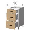 kuchynska dolna skrinka so zasuvkami sirka 40 cm 3 zasuvky bcdcbo6mfzwvyhhu