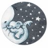 Dětský kusový koberec Kids 560 blue kruh (Rozměry koberců 120x120 (průměr) kruh)