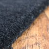 Ručně všívaný kusový koberec Asra wool černá (Rozměry koberců 60x110)