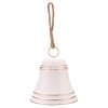 Zvonek - závěsná ozdoba, kov, zlatý (Barva Zlatá)
