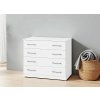 Komoda ROMA III - 4 zásuvky (Varianta bílá)
