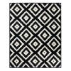 Kusový koberec Hamla 105477 Black Cream (Rozměry koberců 80x200)