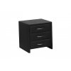 Noční stolek EDER (Varianta Ekokůže černá doprodej)
