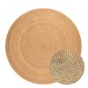 Kusový koberec Jute Braided 106005 Gold kruh (Rozměry koberců 100x100 (průměr) kruh)