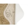 Vlněný koberec Woolly - Sheep Beige (Rozměry koberců 75x110 tvar kožešiny)