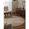 Kusový koberec Eleni 106221 Hellbeige kruh (Rozměry koberců 200x200 (průměr) kruh)