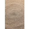 Kusový koberec Jute Braided 106006 Grey Brown kruh (Rozměry koberců 100x100 (průměr) kruh)