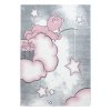Dětský kusový koberec Kids 580 pink (Rozměry koberců 80x150)