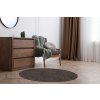 Kusový koberec Life Shaggy 1500 taupe kruh (Rozměry koberců 80x80 (průměr) kruh)