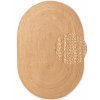 Kusový koberec Jute Braided 106005 Gold ovál (Rozměry koberců 160x230 ovál)