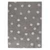 Přírodní koberec, ručně tkaný Tricolor Polka Dots Grey-Pink (Rozměry koberců 120x160)
