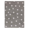 Pro zvířata: Pratelný koberec Polka Dots Grey-White (Rozměry koberců 120x160)