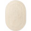 Kusový koberec Jute Braided 106007 Ivory ovál (Rozměry koberců 160x230 ovál)